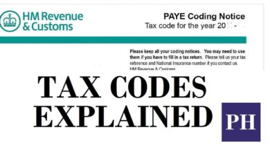 list of tax codes and what they mean hmrc