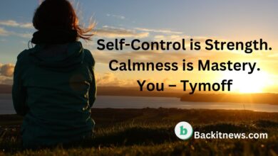 Self-Control is Strength. Calmness is Mastery. You – Tymoff